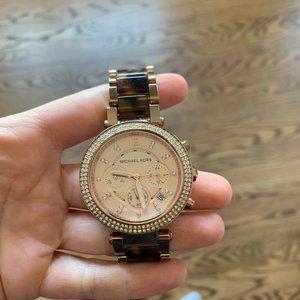 Michael Kors Chronograph Parker Rose Gold-Tone